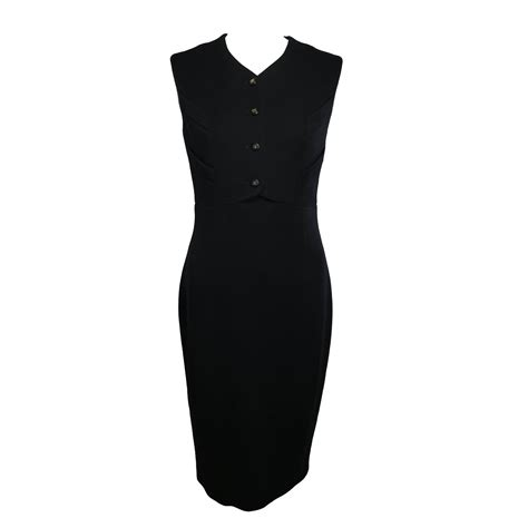 chanel vintage black dress|Chanel classic black dress.